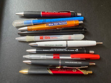 N 10 PENNE PUBBLICITARIE DIVERSE ITALIANE e ESTERE due non scrivono