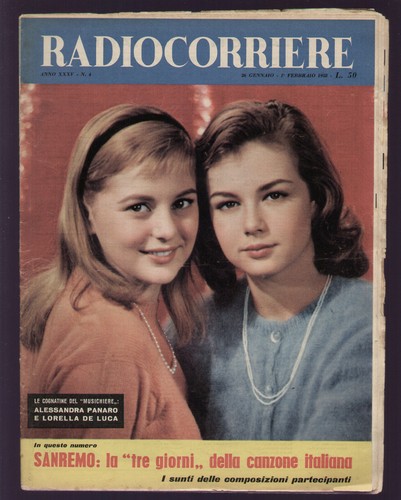 Radiocorriere 1958 - radiocorriere, 4/1958