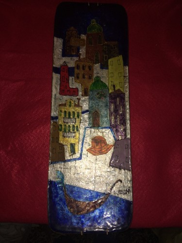 Piatto placca vassoio smaltato - placca,