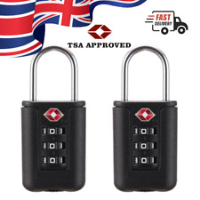 Serrature da viaggio PREMIUM lucchetto approvato TSA serratura bagagli 4 combinazione - Regno Unito