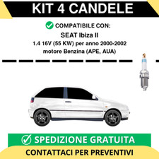 KIT 4 CANDELE per SEAT Ibiza