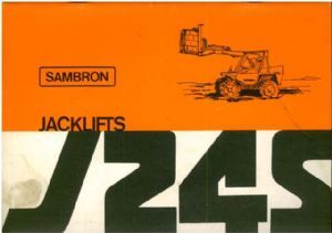 Sambron jacklift j24s manuale - sambron,