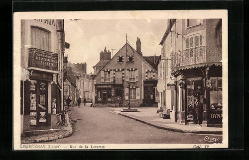 Cpa courtenay rue la - rue, de