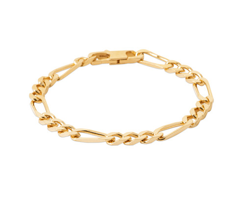 Bracciale maglia figaro 6mm - maglia,
