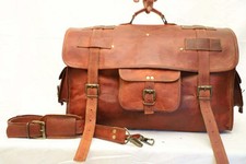 Borsone uomo 20" vera pelle