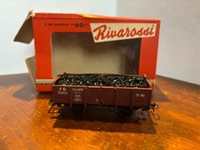 Carro porta carbone Rivarossi H0. Anni 60. Lungo 11 cm. Scatola originale