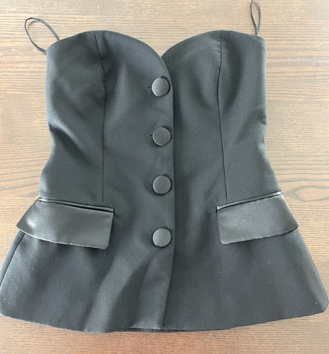 Zara gilet donna nero senza - gilet,