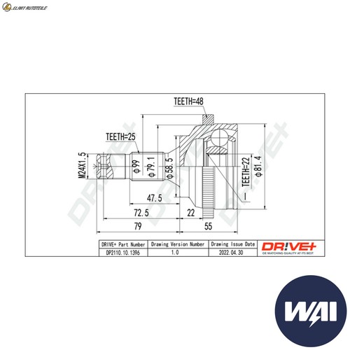 Kit giunti albero motore - kit,