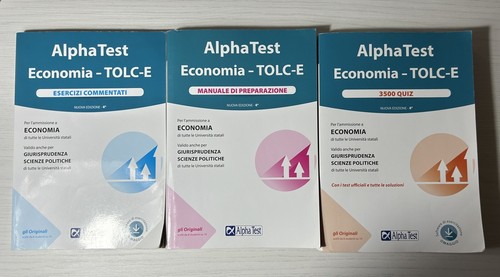 Alpha test economia - test, economia;