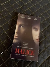 Malice horror vhs - horror,