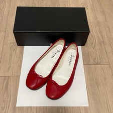 Scarpe Repetto Donna 6.5US Balletto Pelle Rossa Edizione Limitata VHTF Prodotto Popolare