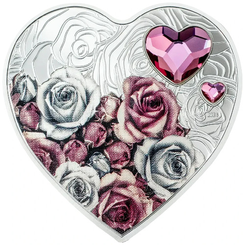 Moneta argento brilliant - argento, love