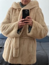 Pelliccia visone chiaro