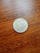 moneta 10 lire 1973 con aratro