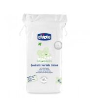 720 Quadrotti Chicco 100% Puro Cotone per Pulizia Bambino 12 Confezioni