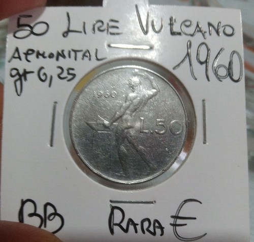 Lire vulcano 1960 bb - 50,