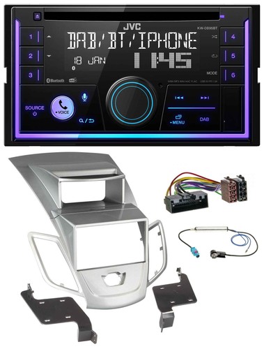 Jvc mp3 usb 2din - usb, bluetooth