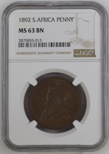 Penny 1892 africa - 1892, s.