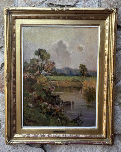 Quadro antico paesaggio - quadro, -paesaggio-