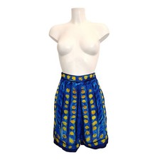 Moschino Couture SS 2020 Women's Lightweight Colorful Print Rayon Shorts 40-S