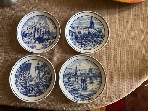 Lotto piatti da parete - lotto, 4