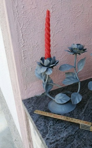Porta candele rose - 1,