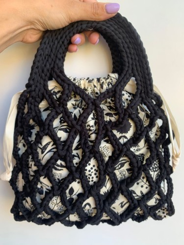 Borsa fatta mano uncinetto - borsa,