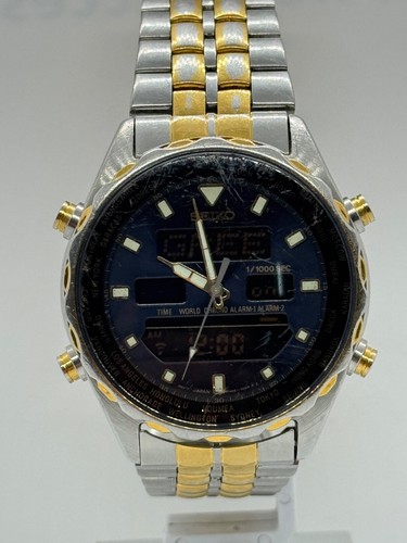 Seiko h021 7001 - world, time