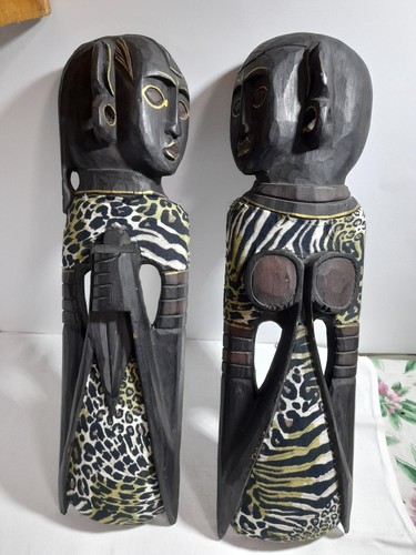 Coppia figure tribali - coppia, di