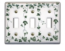 Switch Plate White Porcelain