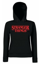 Felpa cappuccio STRANGER THINGS unisex taglie bambino ragazzo adulto