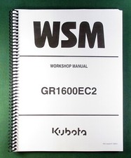 Kubota GR1600EC2 Workshop