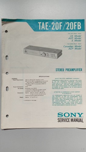 Service manual sony stereo - service,