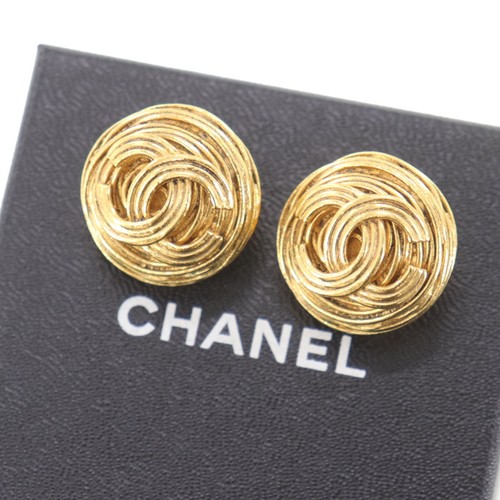 Orecchini rotondi chanel - chanel, cc