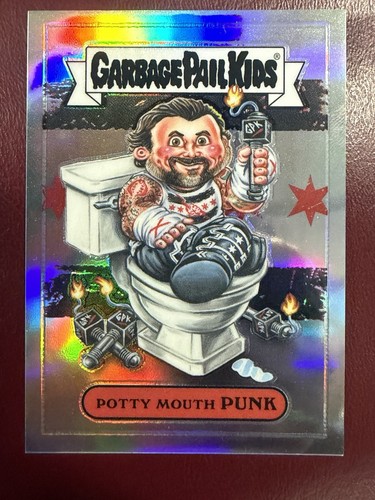 Punk wwe card garbage - punk, pail