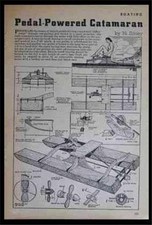 8' Pedal Powered CATAMARAN