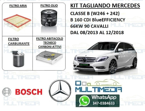 Kit tagliando filtri bosch - kit,