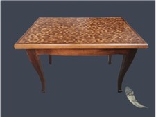 TAVOLO CON PIANO A MOSAICO IN MASSELLO INTEGRO EPOCA 900' RESTAURATO