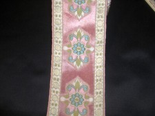 BORDO PASSAMANERIA TAPPEZZERIA VELLUTO SETA ROSA ANTICO 8 CM TELAIO PREZZO 1 MT