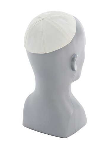 Zucchetto bianco pileolo - zucchetto,