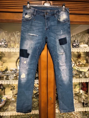 Jeans slim fit blu - , denim