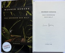 Werner Herzog film firmato libro firma originale autografo signature