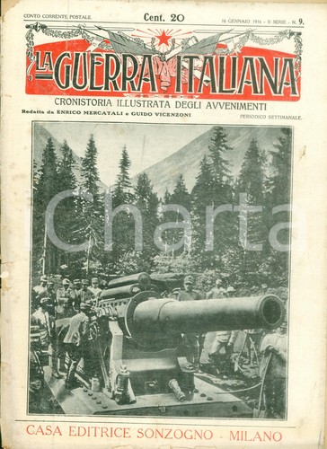 1916 guerra italiana ww1 - italiana,