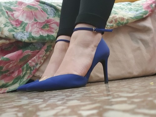 Scarpe eleganti blu - blu, con