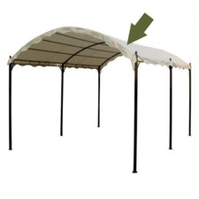 TELO COPERTURA GAZEBO GR160 ONDA TINTA UNITA COLORE NATURALE