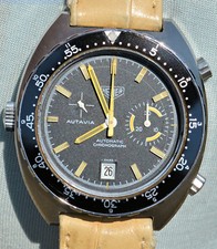 Chrono d'epoca Anni '70 Heuer Autavia Automatico Raro Calibro 15 con Microrotore
