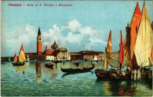 Cpa venezia isola - isola, di