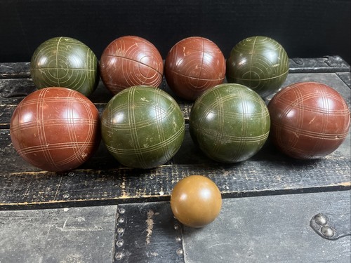 Set palline bocce vintage