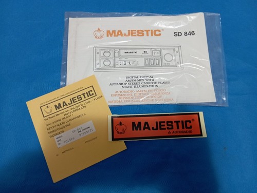 Majestic sd846 autoradio - majestic,