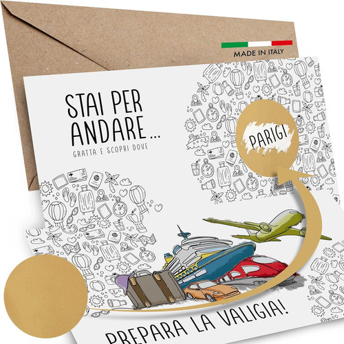 Biglietto viaggio sorpresa per - sorpresa,